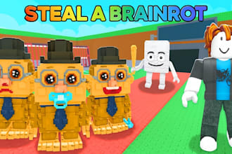 develop a steal a brainrot game, brainrot game, roblox game
