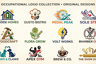 design professional logo and brand graphics