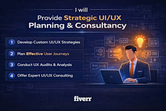 provide strategic UX design planning and consultancy