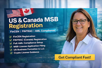 do US and canada msb license registration, fincen and fintrac filing