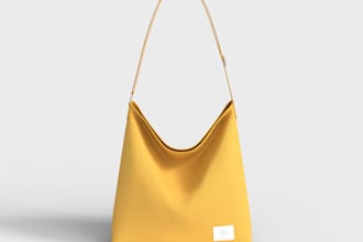 create realistic 3d bag design for brands and product launches