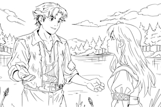 do narrative scene sketches for your game