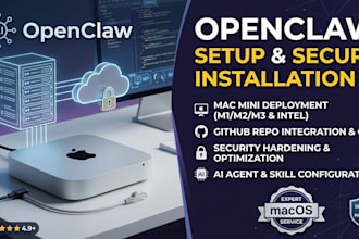 do openclaw setup secure installation and deploy openclaw on mac mini via github