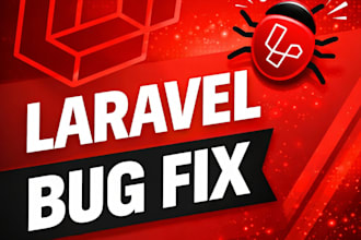 fix laravel bugs, errors and backend issues
