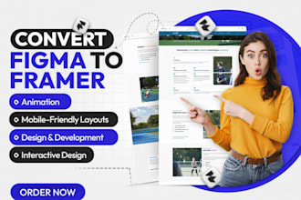framer website design, figma to framer, framer expert