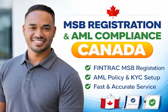 do msb registration, fintrac compliance and aml policy canada fast