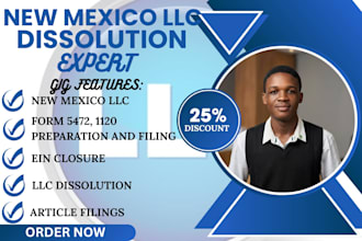 do llc dissolution, close llc, dissolve llc in new mexico, for non residents