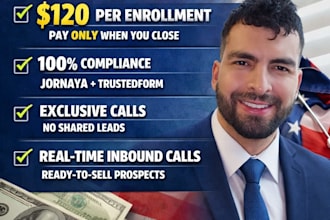 deliver medicare live calls pay per enrollment