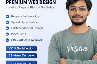 design a fast responsive website with wordpress elementor