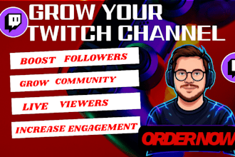 do twitch promotion for organic twitch viewers and live stream growth