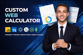 build custom javascript form validation or input forms excel to web calculator