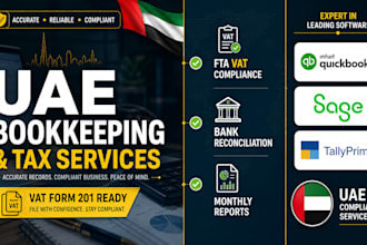 do uae bookkeeping vat form 201 tax filing in quickbooks sage tally for business