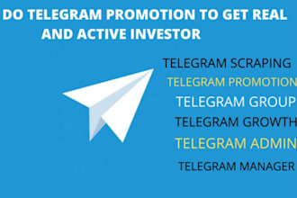do telegram marketing, telegram promotion to real audience