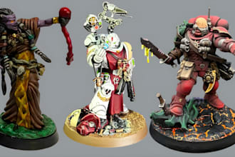 3d print and paint 3d nsfw character model 3d miniature painting tabletop stl
