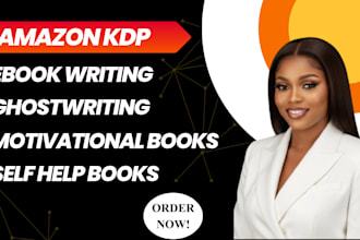 ghostwrite your self help or motivational ebooks