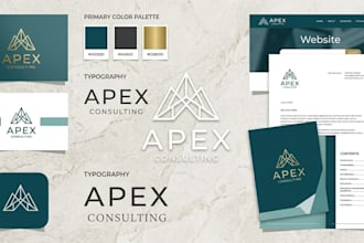 design a professional  logo for your modern business identity
