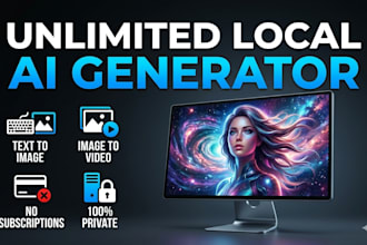 setup local ai image and video generator for unlimited generation