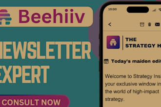 design beehiiv newsletter, landing page and ai email automation
