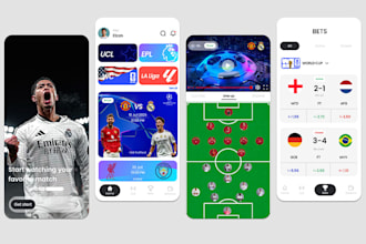 develop a football stats, live updates, and match streaming application