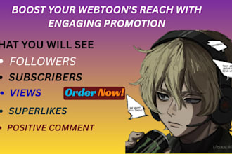 amplify webcomic promotion, webtoon marketing, tapas manga comic exposure
