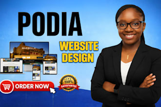 build podia website, online course website, sales funnel, podia, membership site