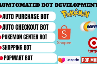 do auto buying bot, shopping bot, target bot, auto purchase bot, pokemon center