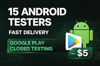 provide android testers for google play closed testing