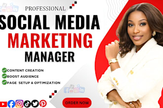 be your social media manager social media marketing manger