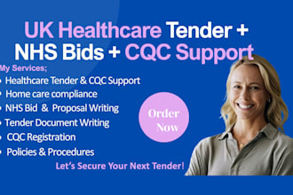 assist UK healthcare tenders dom nhs bids home care tender writing bid proposal