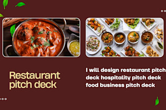 design restaurant pitch deck hospitality pitch deck food business pitch deck