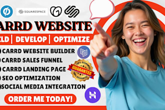 create carrd website carrd website redesign carrd site customization carrd