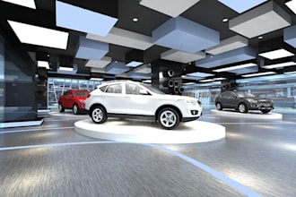 do motor showroom, car display center, car dealership, motor mart, ride gallery