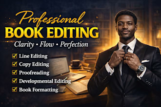 edit and proofread your nonfiction or self help book for KDP publishing