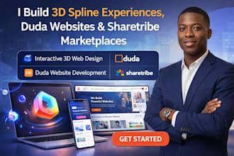 design modern, lightweight, interactive 3d models and animations using spline