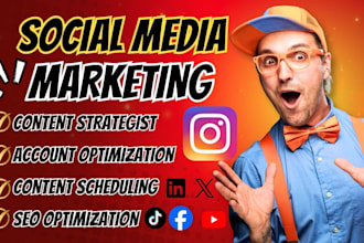 do facebook content creator instagram manager and social media marketing expert