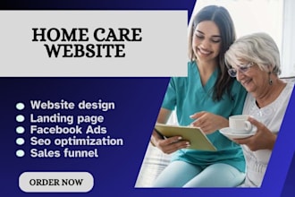 home care leads elderly care healthcare leads senior child home care website
