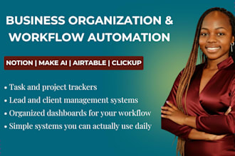 automate your workflow using make ai and notion or airtable