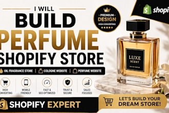 build perfume shopify store oil fragrance store cologne website perfume website