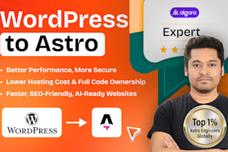 rebuild your wordpress website in astro for faster speed, SEO, and aeo