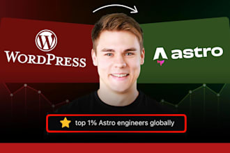 migrate wordpress sites to astro for faster speed and lower cost