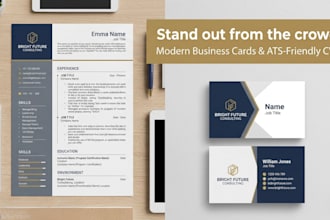 design professional business card, certificate and resume in canva