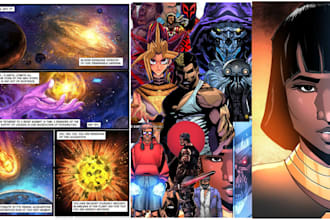 draw comic book illustration comic strip manga comic book artist retro comic art