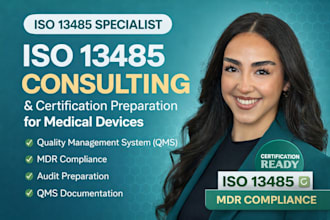provide iso 13485 consulting, mdr compliance certification preparation