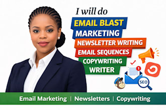 do emails blast marketing newsletter writing email sequences copywriting writer