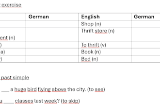 create grammar or vocabulary exercise sheets for your pupils