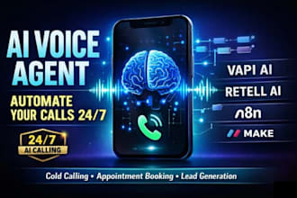 vapi ai voice agent retell ai receptionist ghl voice ai twilo voice bot make com