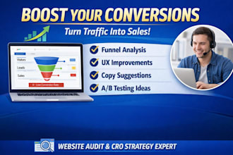 optimize your website to increase conversions and sales funnel analysis cro