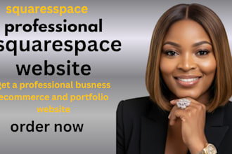 build a fully customized squarespace website for your brand