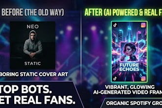 organic spotify music promotion via ai video reels algorithmic growth spotify