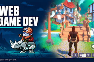 develop an amazing web game for you
